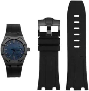 accessories watch conservatism story Band 28mm Rubber silicone strap for AP Abby 15703 for Royal for Oak Offshore series watch chain 