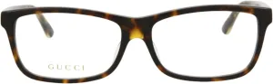 Acetate Frame Designer Fashion issue for Everyday Luxury Gucci Square/Rectangle Optical Frames Havana Havana Transparent Luxury Eyewear Made In Japan 