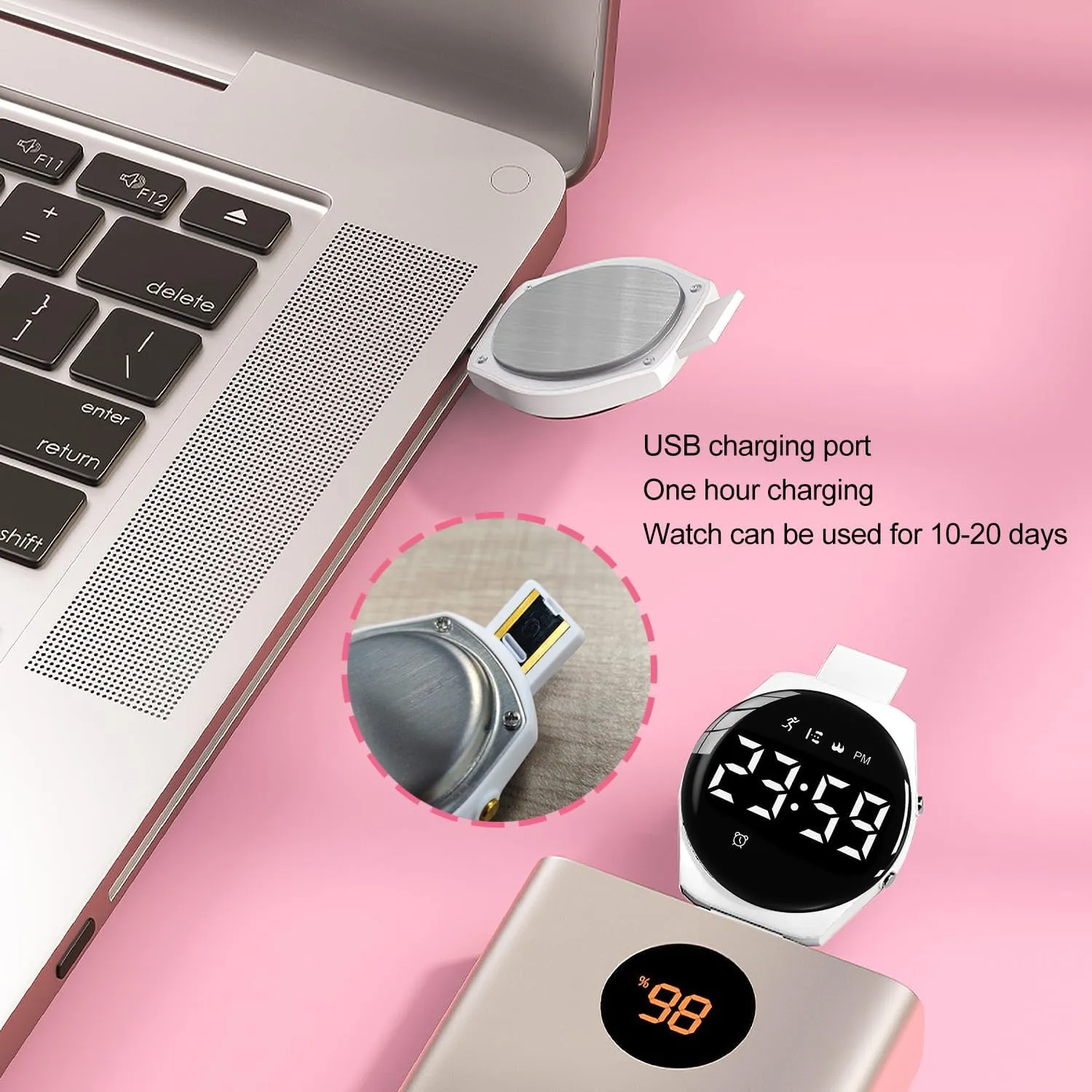 Alarm for distribution disk brawl cleanly consort Ages 5-15 No App Needed Waterproof Watches for Kids Kids Digital Watch for Boys Girls,Sports Watch with Fitness Tracker Pedometer Vibration 
