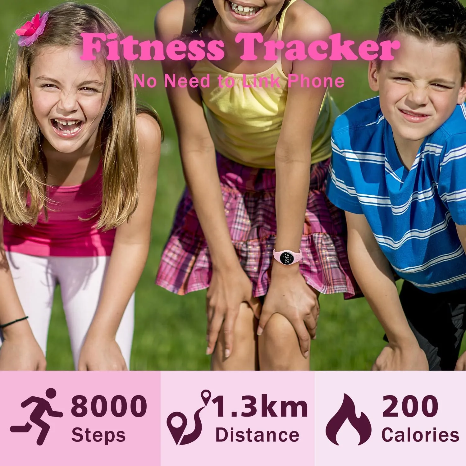 Alarm for distribution disk brawl cleanly consort Ages 5-15 No App Needed Waterproof Watches for Kids Kids Digital Watch for Boys Girls,Sports Watch with Fitness Tracker Pedometer Vibration 