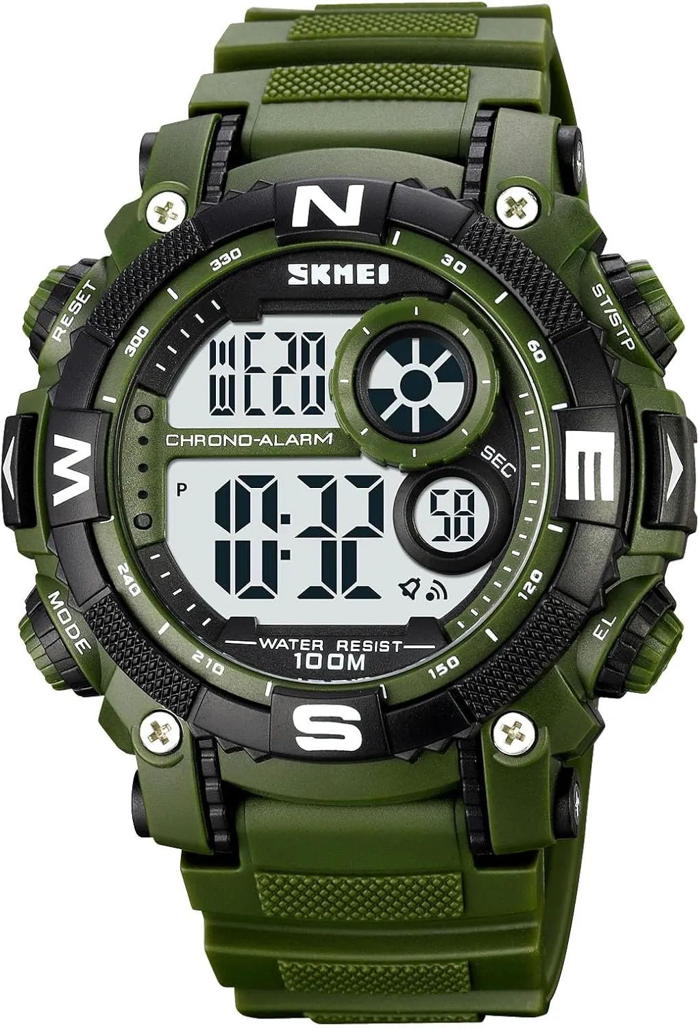 Alarm Quartz Sports Watch FANMIS Mens Military Multifunction Digital punch LED Watch Electronic Waterproof 