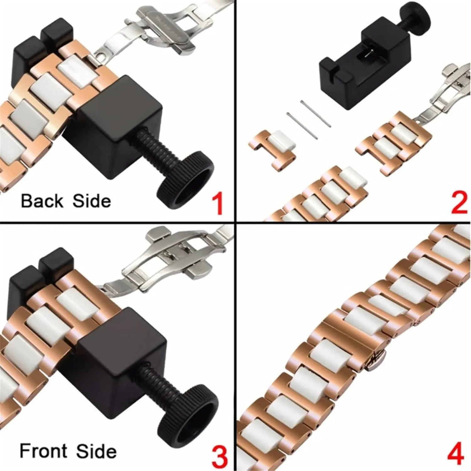 aldosterone Quick Release Watch Strap Men Women Universal Watch Ceramic Watch Band Stainless Steel 20mm 22mm 