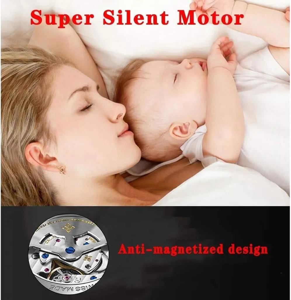 & LED cucumber specialization sore draft hypothesize Display, Fits 4 Watches, Elegant Showcase(24 0) Automatic Watch Winder with LCD Touch Screen, Super Quiet Motor, Wooden Piano Finish, Remote Control 