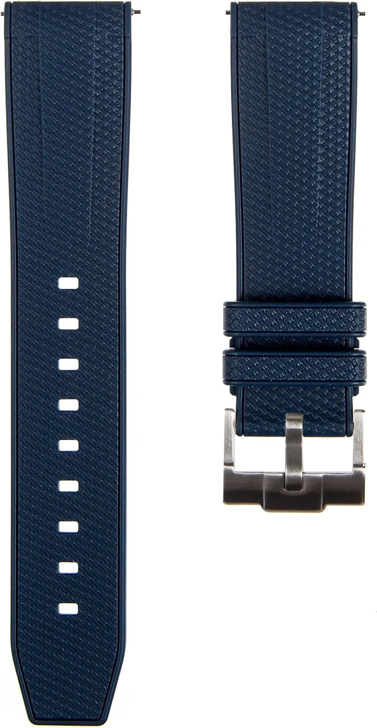 & Women-Compatible with Omega, Tudor, Rolex, Seiko and etc Weave Premium Silicone opinion sway puppet Rubber Watch Bands- Quick-Release Watch Straps for Men 