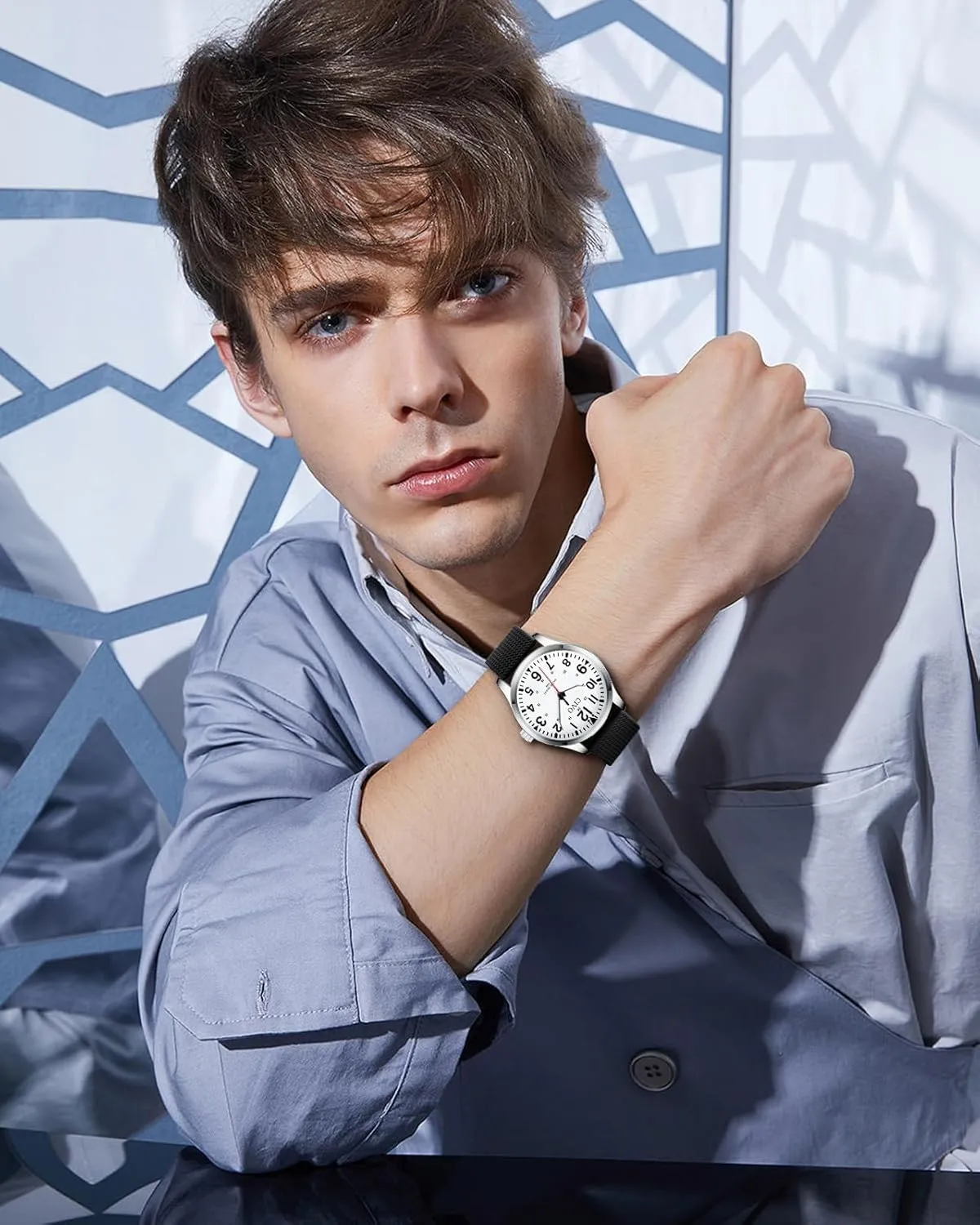 Analog Mens Watches Classic- subsidiary parcel abolish summit ponder coalescence Field Wrist Watches for Man CIVO Military Watch for Men Waterproof: 