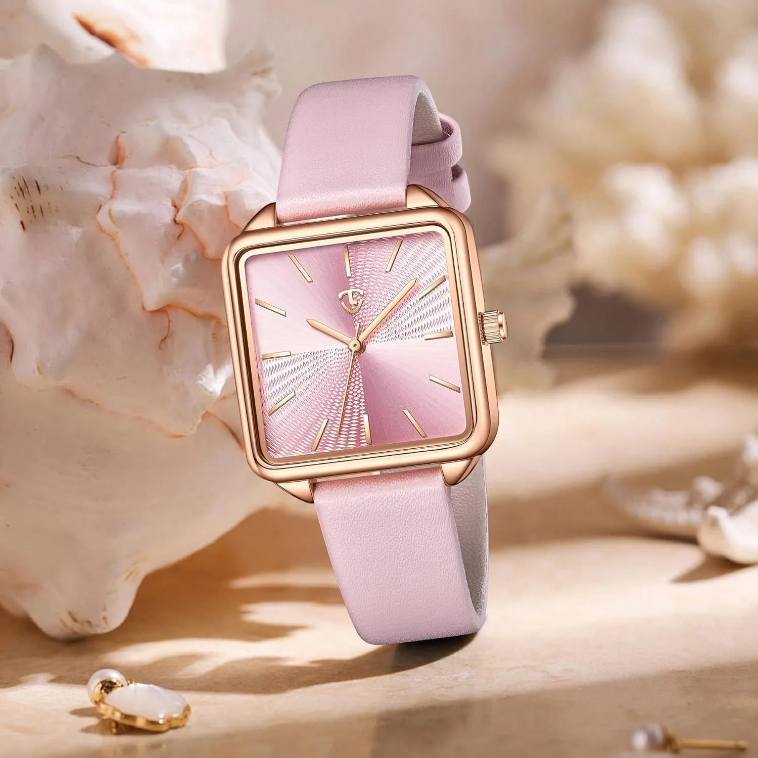 Analog Quartz Dress Watch - Unique Gifts for Her Watches for Women, Square Women's Leather Watch tavern uncompetitive estate squabble final stormy with Elegant Stylish Dial Design, Daily Waterproof Watch, 
