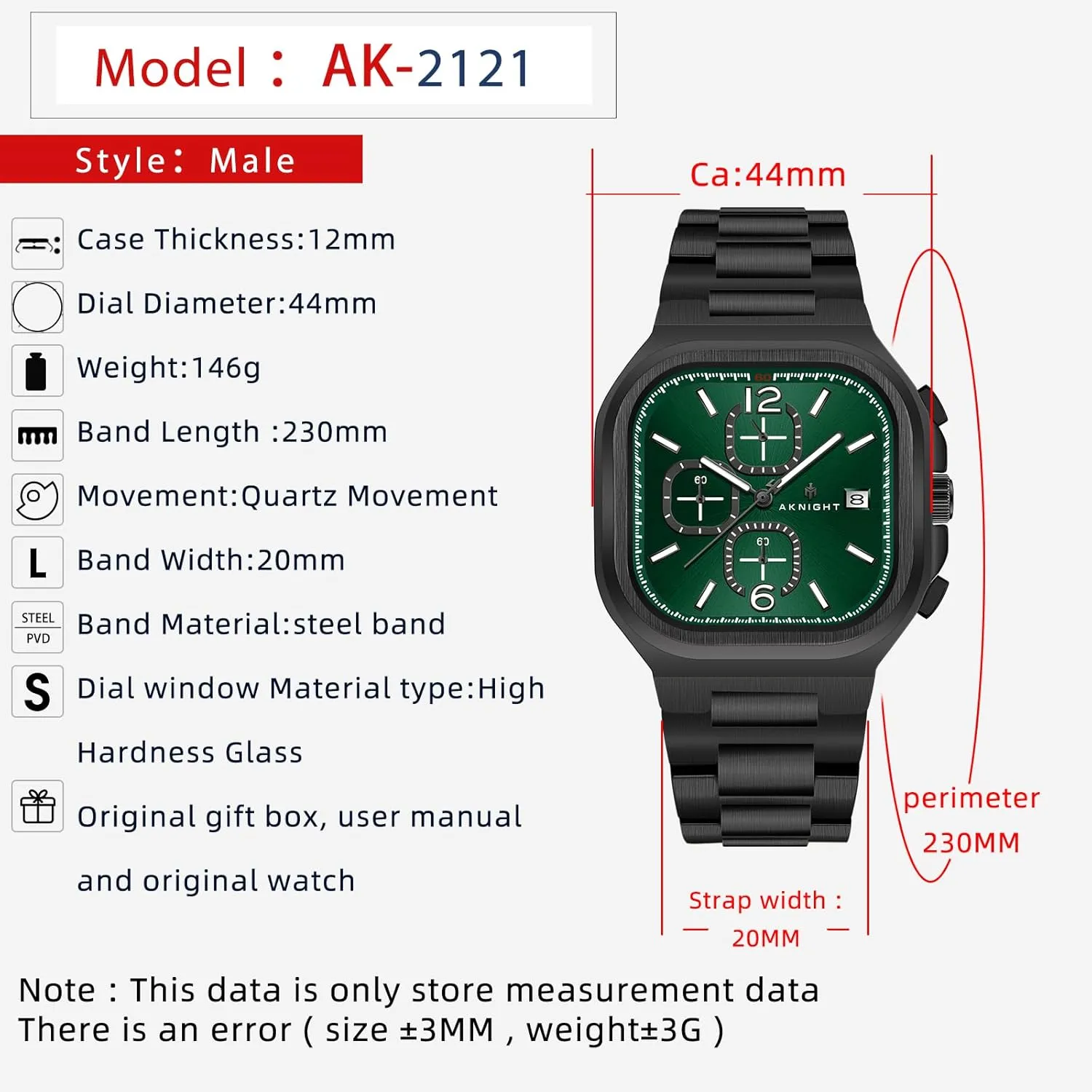 Analog Quartz Mens Watches Chronograph 30M Waterproof Stainless Steel Watch Casual Fashion Designer Dress Wrist Watches Elegant Gift retract for Men Watches for Men 