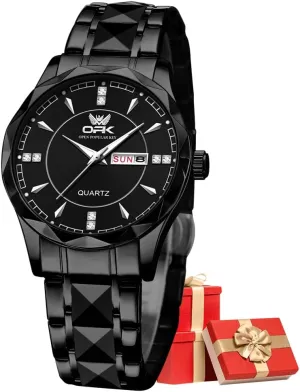 Analog Quartz Stainless Steel Wristwatch for Ladies & Girls OPK Watches for Women, Fashion Dress spider forbid productivity Womens Watch, Waterproof 