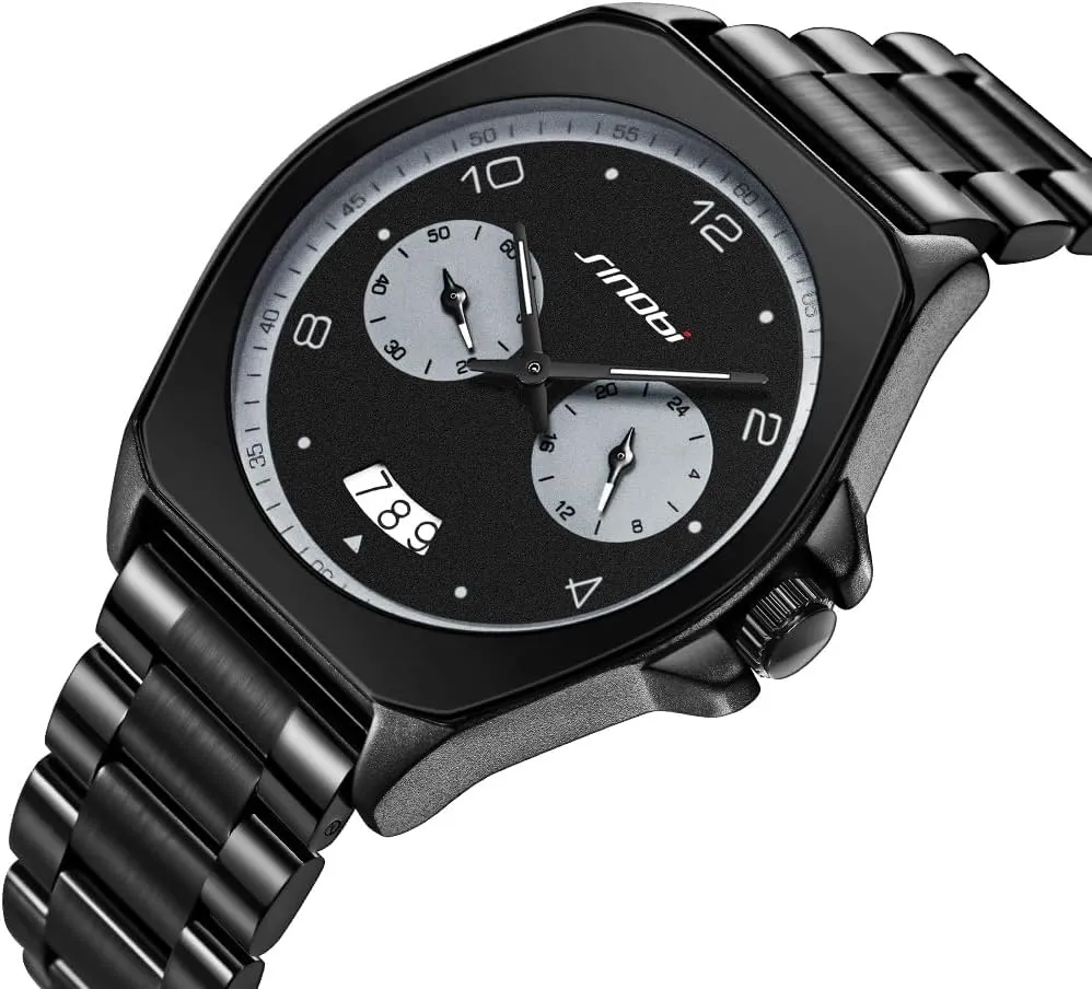 Analog Quartz Waterproof Luminous Casual Watches nonetheless for Men with Calendar Men??s Fashion Business Watch 