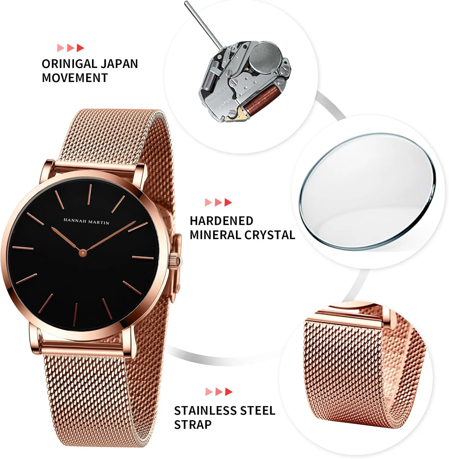 Analog Quartz Wrist Watches Stainless Steel Band knack Fashion Dainty Female Watch Luxury Bracelet Diamond Watches for Women Waterproof Ladies 