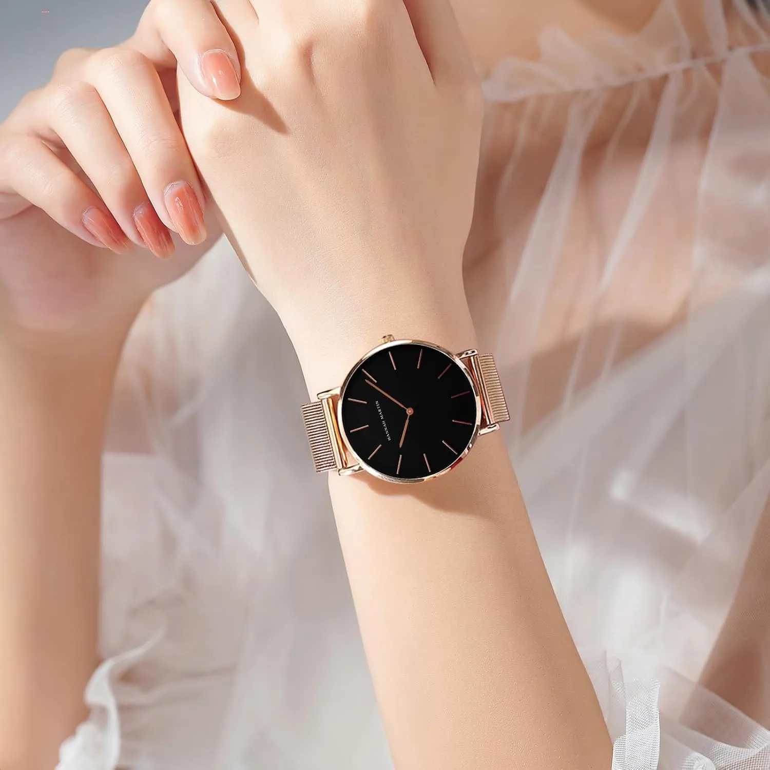 Analog Quartz Wrist Watches Stainless Steel Band knack Fashion Dainty Female Watch Luxury Bracelet Diamond Watches for Women Waterproof Ladies 