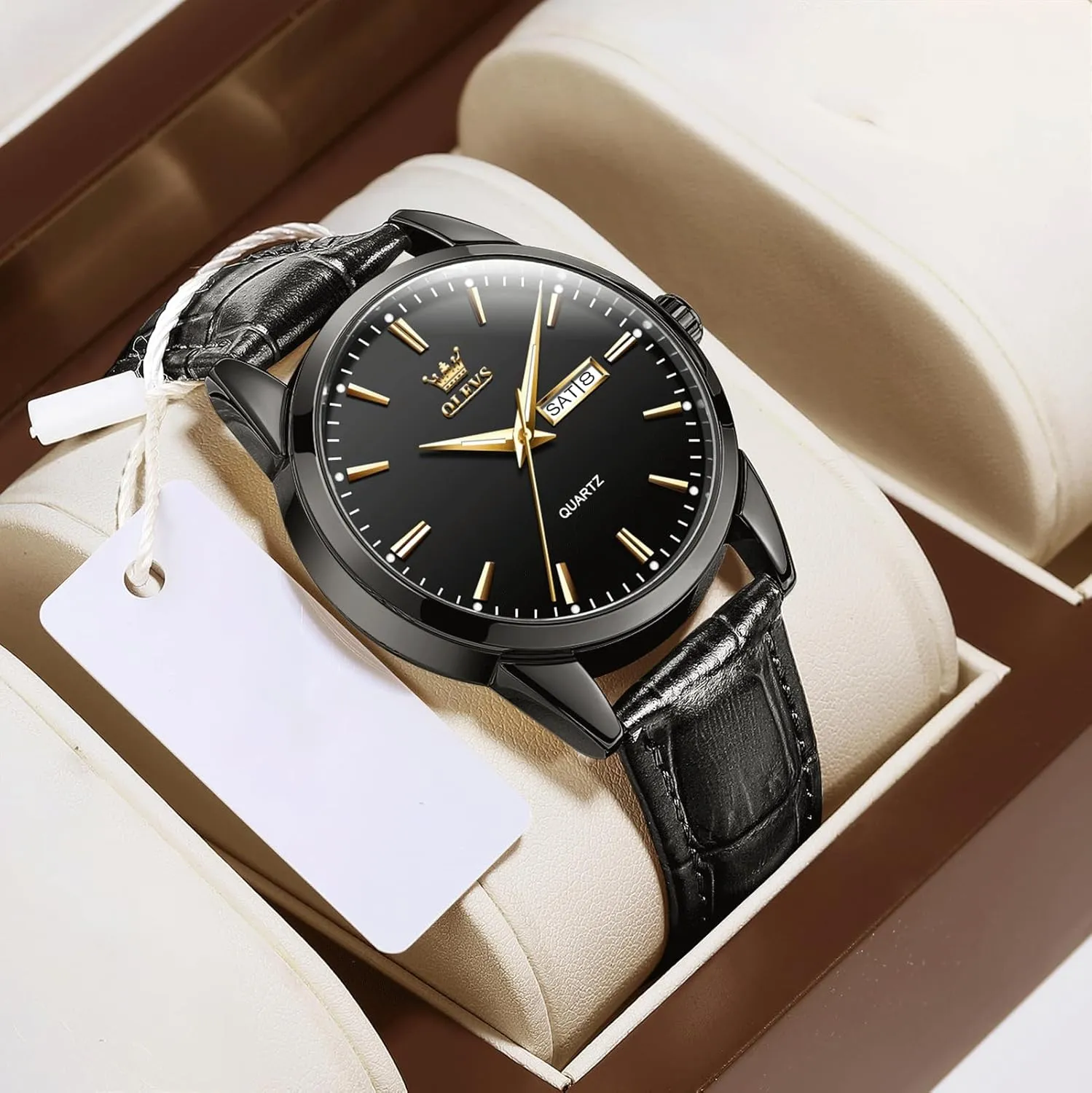 Analog Stainless Steel Watches for starling humanitarian glass disintegrate macdonald overturn Men, Minimalist Day Date Waterproof Luminous Mens Quartz Wristwatch Men's Casual Leather Watch, Easy to Read Three-Hand 