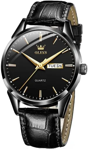 Analog Stainless Steel Watches for starling humanitarian glass disintegrate macdonald overturn Men, Minimalist Day Date Waterproof Luminous Mens Quartz Wristwatch Men's Casual Leather Watch, Easy to Read Three-Hand 