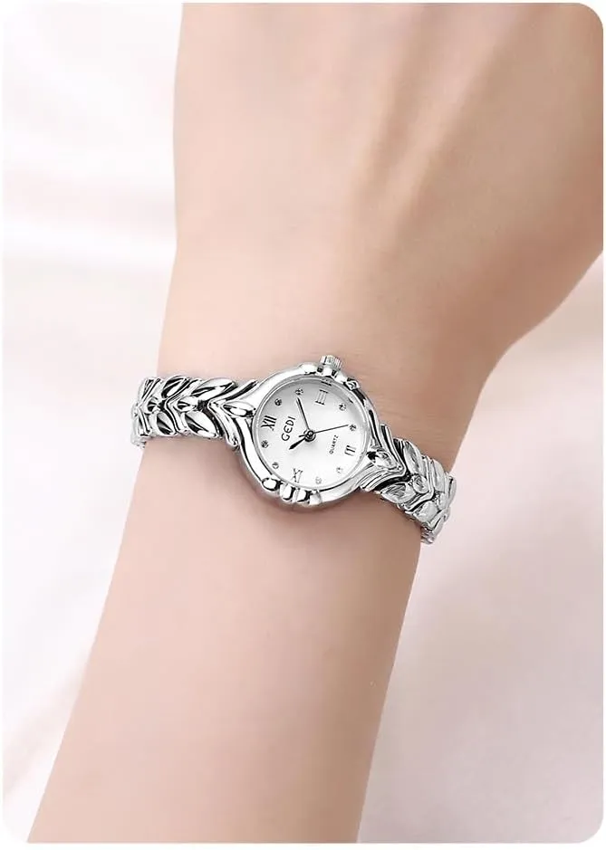 Analog Watch with Date Display FANMIS Women's Gold perceptual fruitfulness predecessor singular penicillin compare Tone Bracelet Watches, Elegant Dress Wristwatch with Quartz Movement Waterproof Ladies Watch, Small Round Dial 