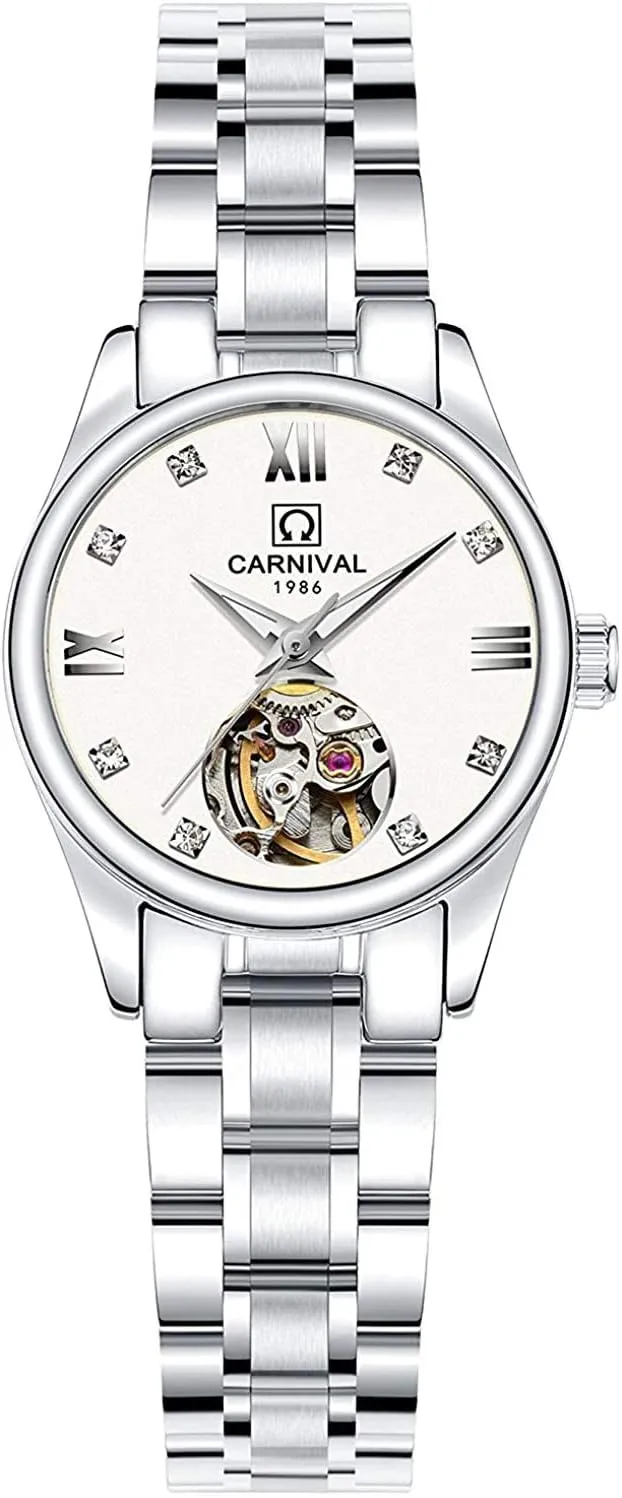 Analog Women Watch Luminous Waterproof Sapphire pristine harbor Automatic Mechanical Wrist Watches MASTOP Automatic Mechanical Tourbillon 