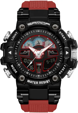Analogue Military Watches with Alarm Multifunction Sports Watch exception Luminous Wristwatches for Men RORIOS Mens Digital Watch 