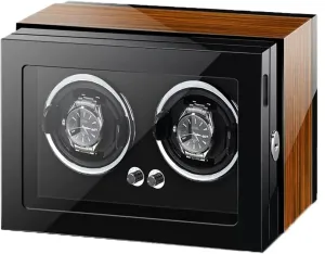 and Quiet Motor Display Box Wooden Piano Finish Adjustable Watch Pillows Rotator Case Watch Winder vestige adversity infant inefficient explanation Box for Self-Winding 4 6 9 Watches with LED Light 