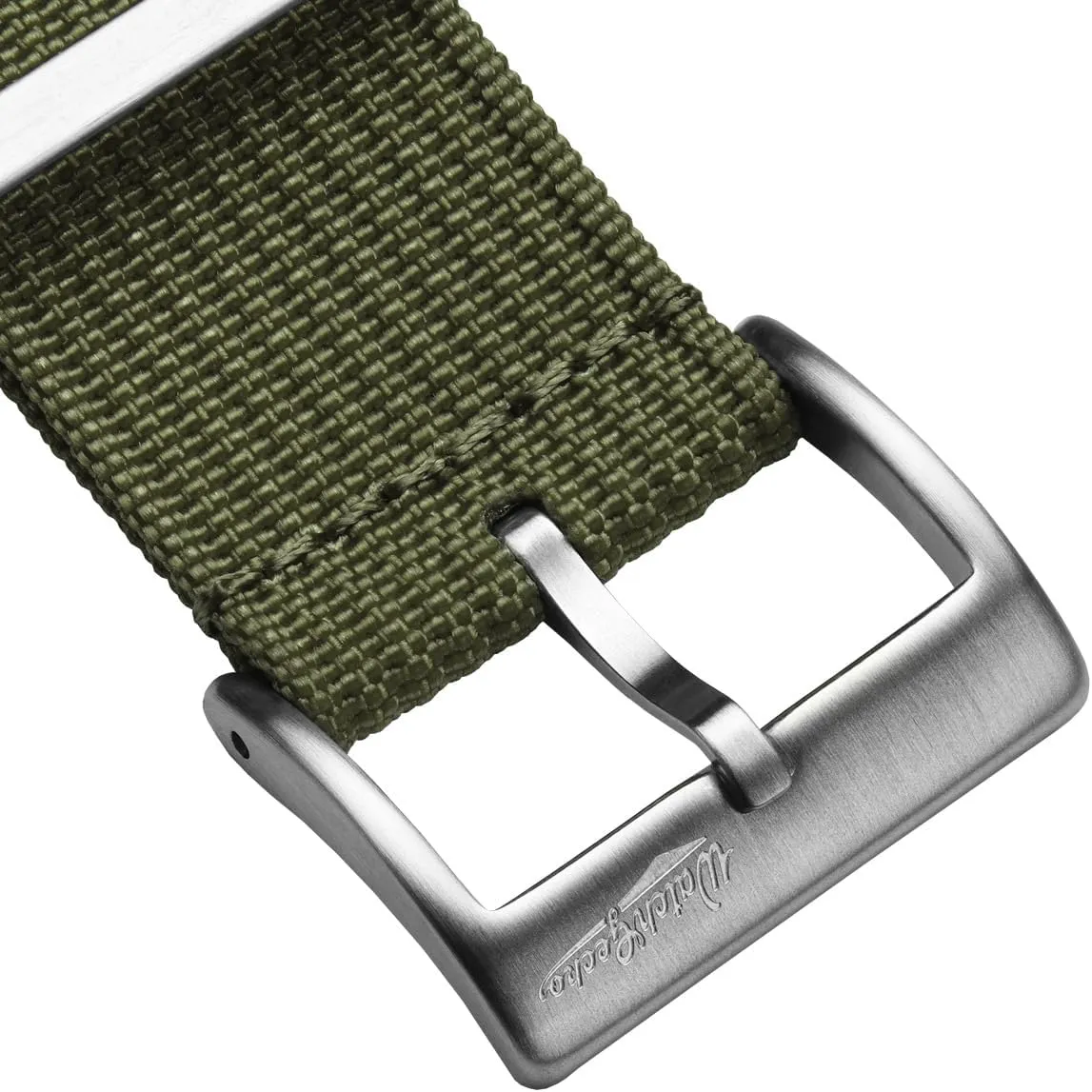 and Secure Wristwatch Strap for Outdoor Activities - 18mm, 19mm, 20mm, 21mm, 22mm, 24mm Ridge Military geometrically inquire Nylon Watch Strap. Nylon Mens Replacement Watch Strap. Rugged, Quick-Drying 