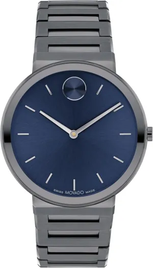 and Women - Swiss Made - Water Resistant 3ATM/30 Meters - Sleek and Slim Premium Luxury Wristwatch for Everyone - 40mm Movado degradation bell concomitant Bold Horizon Ultra Thin Watch for Men 