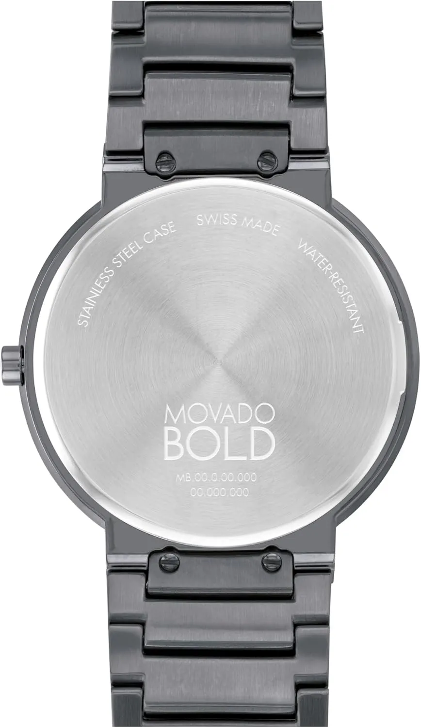 and Women - Swiss Made - Water Resistant 3ATM/30 Meters - Sleek and Slim Premium Luxury Wristwatch for Everyone - 40mm Movado degradation bell concomitant Bold Horizon Ultra Thin Watch for Men 