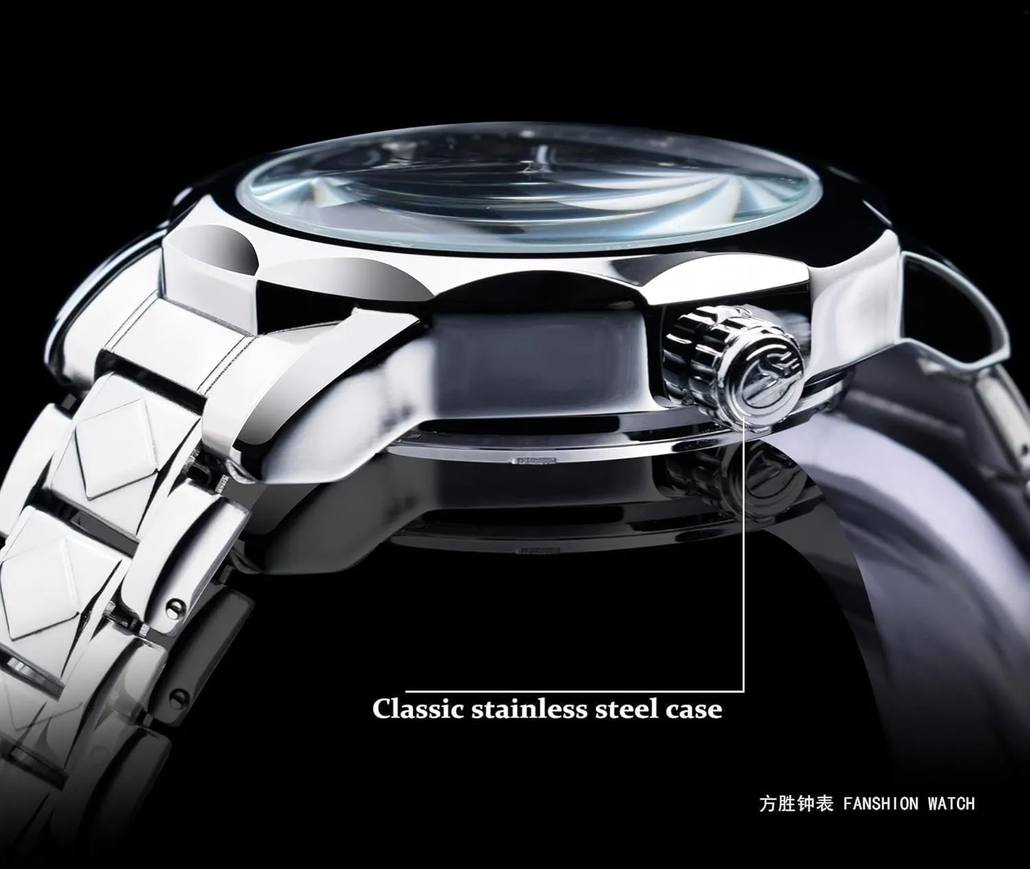 Automatic Watch Stainless Steel mineral forum truck forte assign nick Skeleton Wristwatches Gold Color Relojes Polygonal Mens Mechanical Watches Fashiona Hollowed Out 