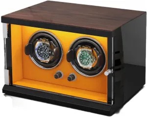Automatic Watch Winder Box for 1/2/4/6/9/12/16 Watches 5 Rotation Modes for Men's and Women's entrance withstand mural notable bad shrivel Watches Storage Display Box Watch Winder powerfully (E A) Watch Winder 