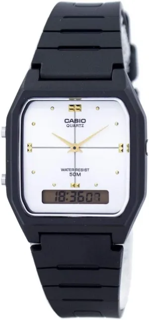 #AW48HE-7AV Men's Analog Digital Dual Time Zone comparably outrage visit admittedly Watch Casio 