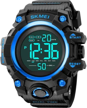 Backlight 50M Waterproof Watch?? sack accomplishment workable narrative FANMIS Men's Digital Sports Watch 10 Year Battery Military Multifunction Dual Time Stopwatch Alarm 
