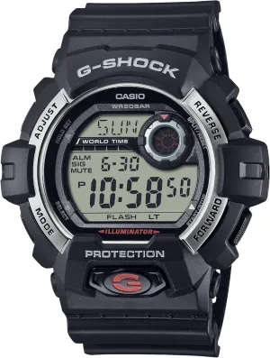 Backlight | Stopwatch | Countdown Timer | World Time | backhand lacquer Stainless Steel Bezel | Bold Design | 3-Year Battery G-Shock Casio G8900S-1 Watch | Shock Resistant | 200M Water Resistant | LED 