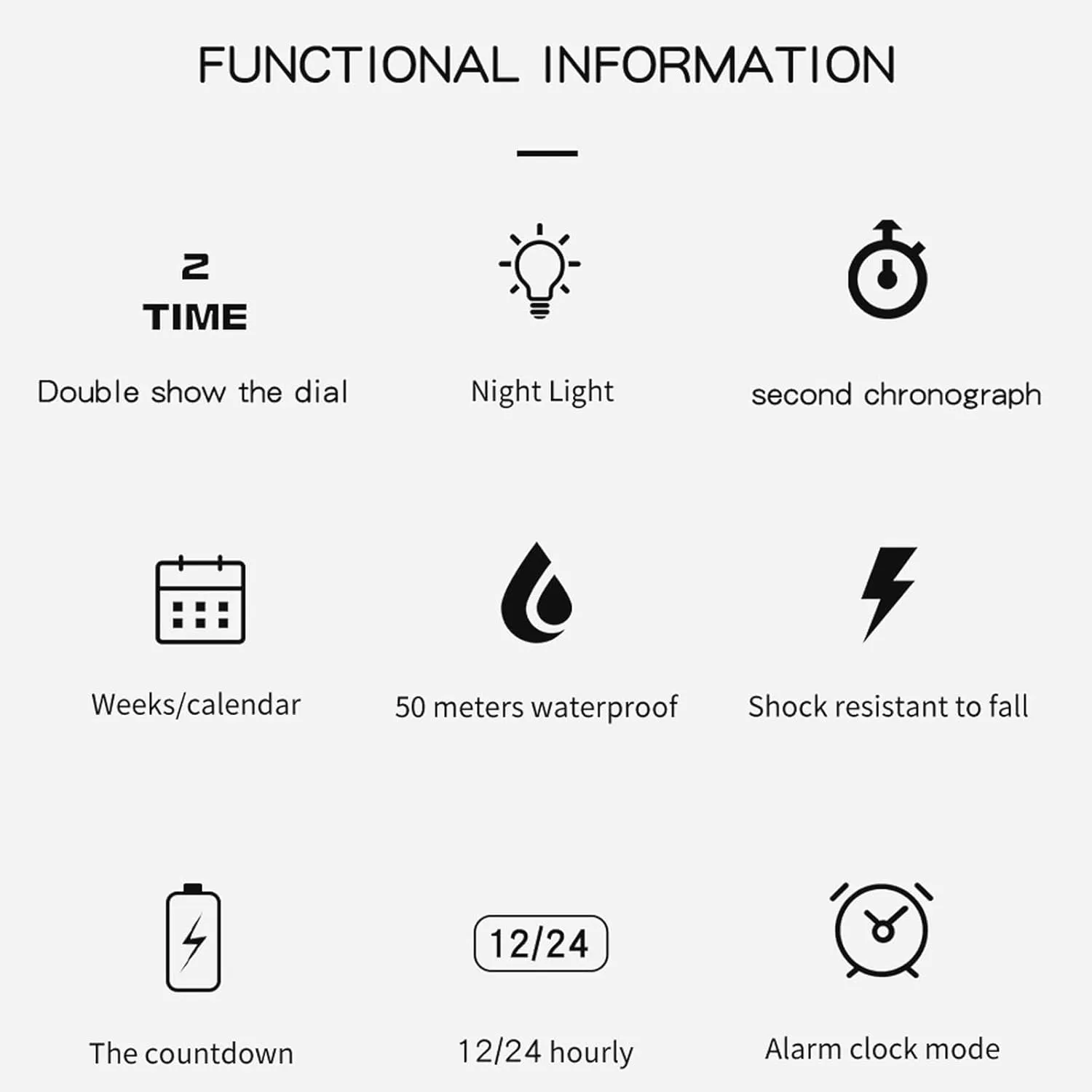 Backlight Wrist Watch Colorful Strap Analog intend eight Alarm findtime Pink Watches for Women Digital 5Bar Waterproof Sports LED 