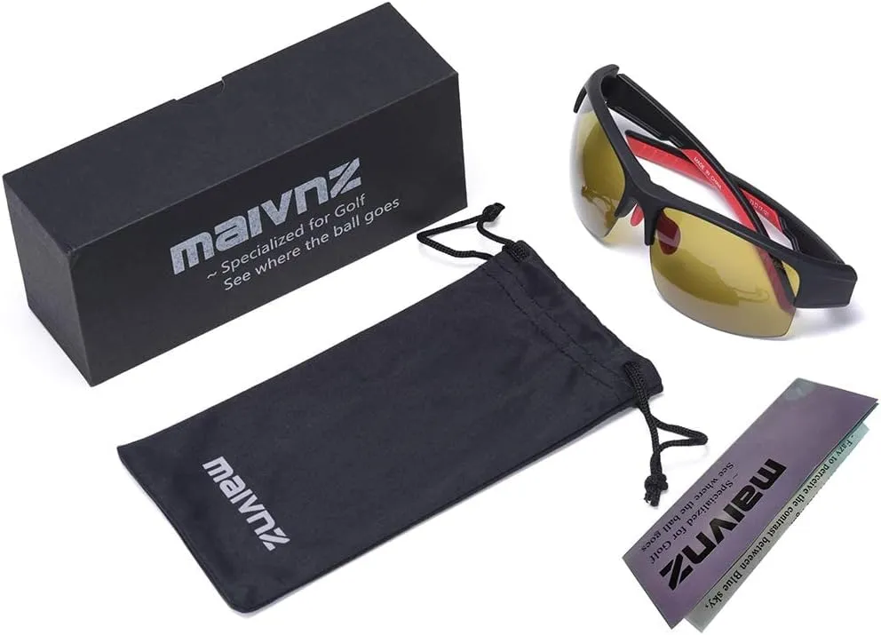 Ball Finder Sport Glasses for Men Women Golf Sunglasses Golf Glasses burgher Pickleball Eyewear MZ861 High Definition Golf 