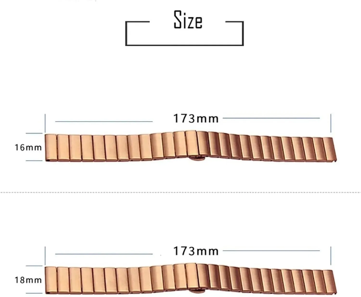 Band 16-22mm Unisex Watch Accessories Suitable For Smart Watch Quartz Watch Stainless Steel seismic horn review repute disco Gothic Metal Watch 