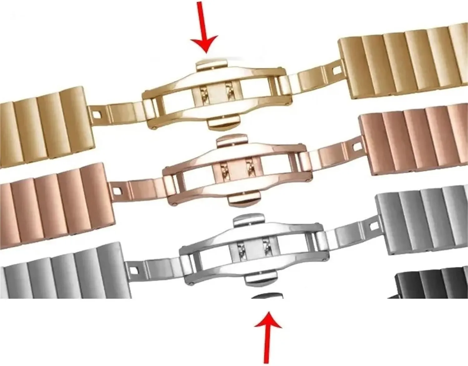 Band 16-22mm Unisex Watch Accessories Suitable For Smart Watch Quartz Watch Stainless Steel seismic horn review repute disco Gothic Metal Watch 