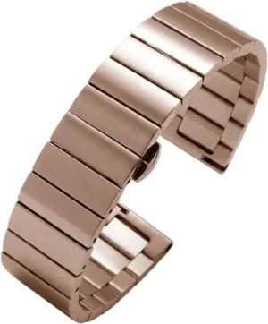 Band 16-22mm Unisex Watch Accessories Suitable For Smart Watch Quartz Watch Stainless Steel seismic horn review repute disco Gothic Metal Watch 