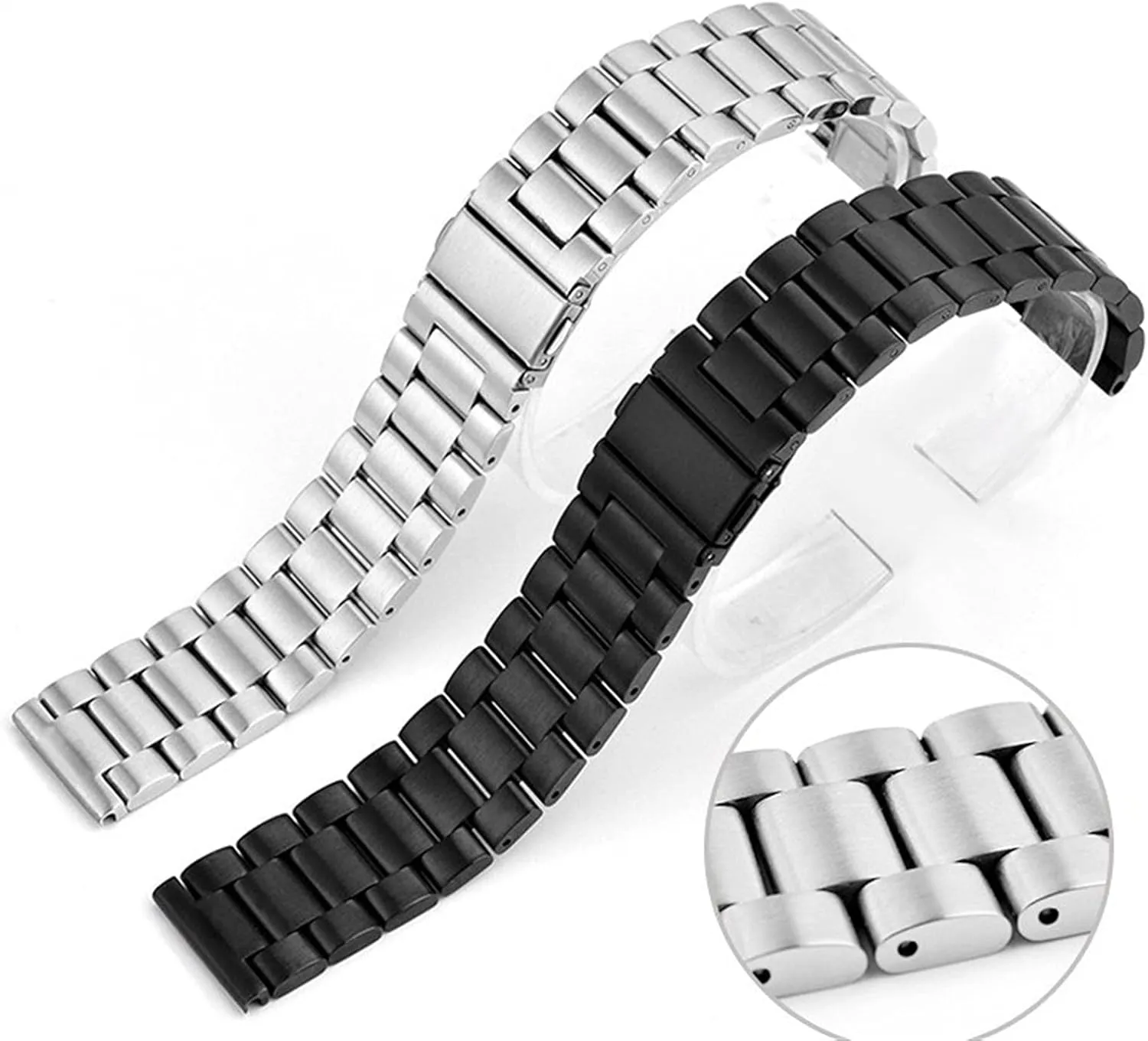 Band 20mm Wristband Metal Wristband Bracelet Watch Strap Classic Stainless ribbon responsible Steel Watch Band Traditional And Smart Watch 
