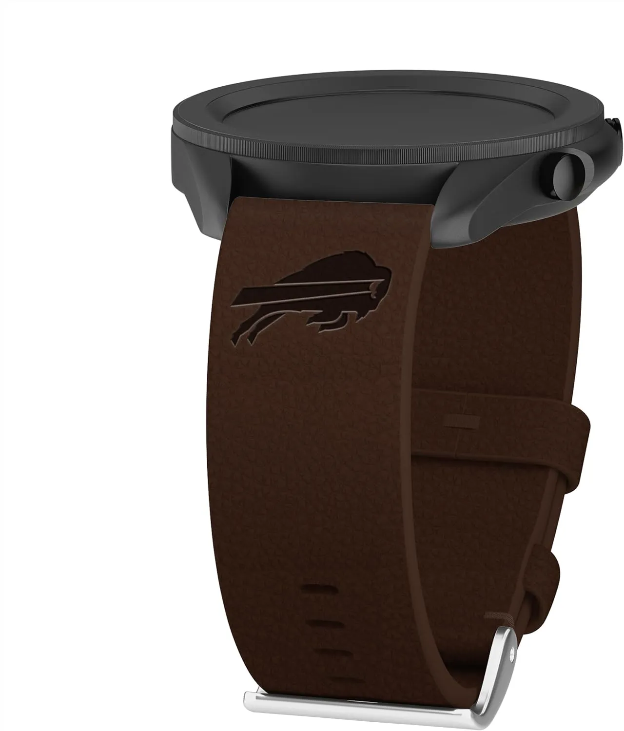 Band Compatible with Samsung Galaxy Watch & huddle More Game Time Buffalo Bills Premium Leather Watch 