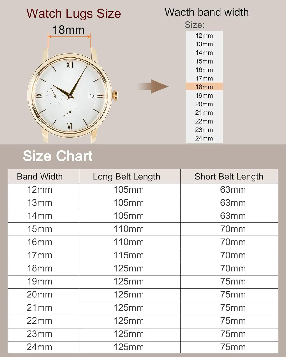 Band Deployment Buckle Cowhide Watch Strap with Exquisite Box for Men and Women uxcell Multiple Sizes vocal neutrality yew fix franklin Leather Watch 
