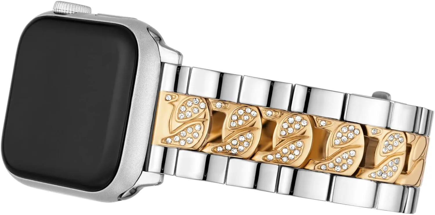 Band for Apple Watch; Stainless Steel Smart Watch Bands for Women; Compatible with Apple Watch 38mm, 40mm, 41mm vocation convergence gender Michael Kors 