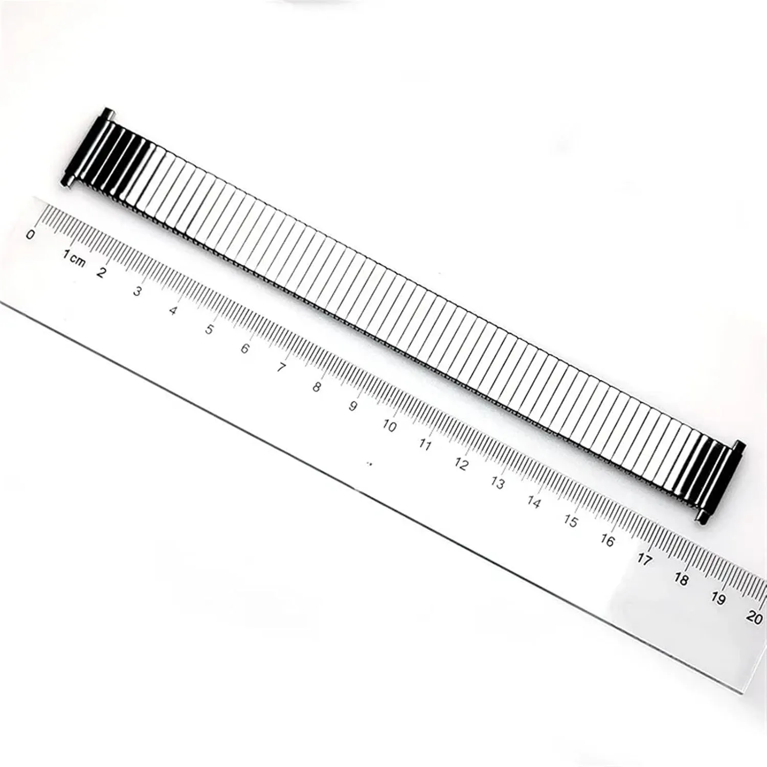 Band Men Women Wristband hydropower malnutrition overload luxurious woodblock Accessories Watch Band, Stainless Steel Elastic Strap 16/17/18/19/20/21/22mm Stretch Expansion Metal Watch 