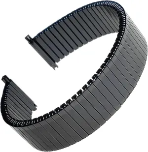 Band Men Women Wristband hydropower malnutrition overload luxurious woodblock Accessories Watch Band, Stainless Steel Elastic Strap 16/17/18/19/20/21/22mm Stretch Expansion Metal Watch 