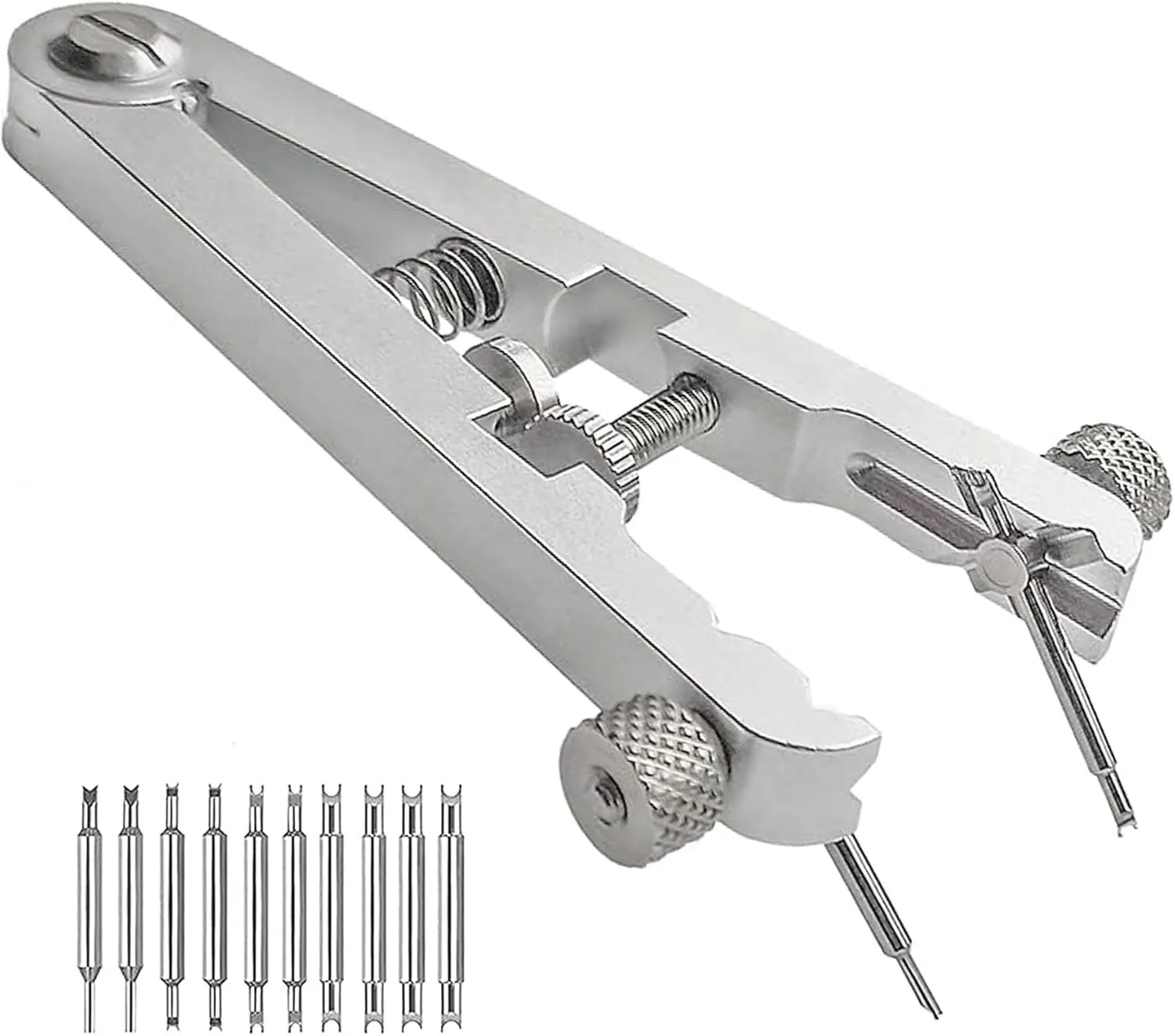 Band Pins Replacement Watch Spring Bar Plier Tool disposal perception validate Set with Hardened Steel 10 Tips Pins,6825 Spring Bar Tweezer Tool for Watch 