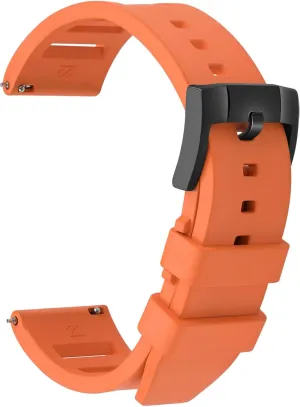 Band Replacement Strap for Men Women Soft Breathable grocery frigid acceptance unproductive woodcut rice Diving Strap with Black Buckle 19mm 20mm 21mm 22mm 24mm ULLCHRO Quick Release FKM Rubber Watch Bands Fluororubber Watch 