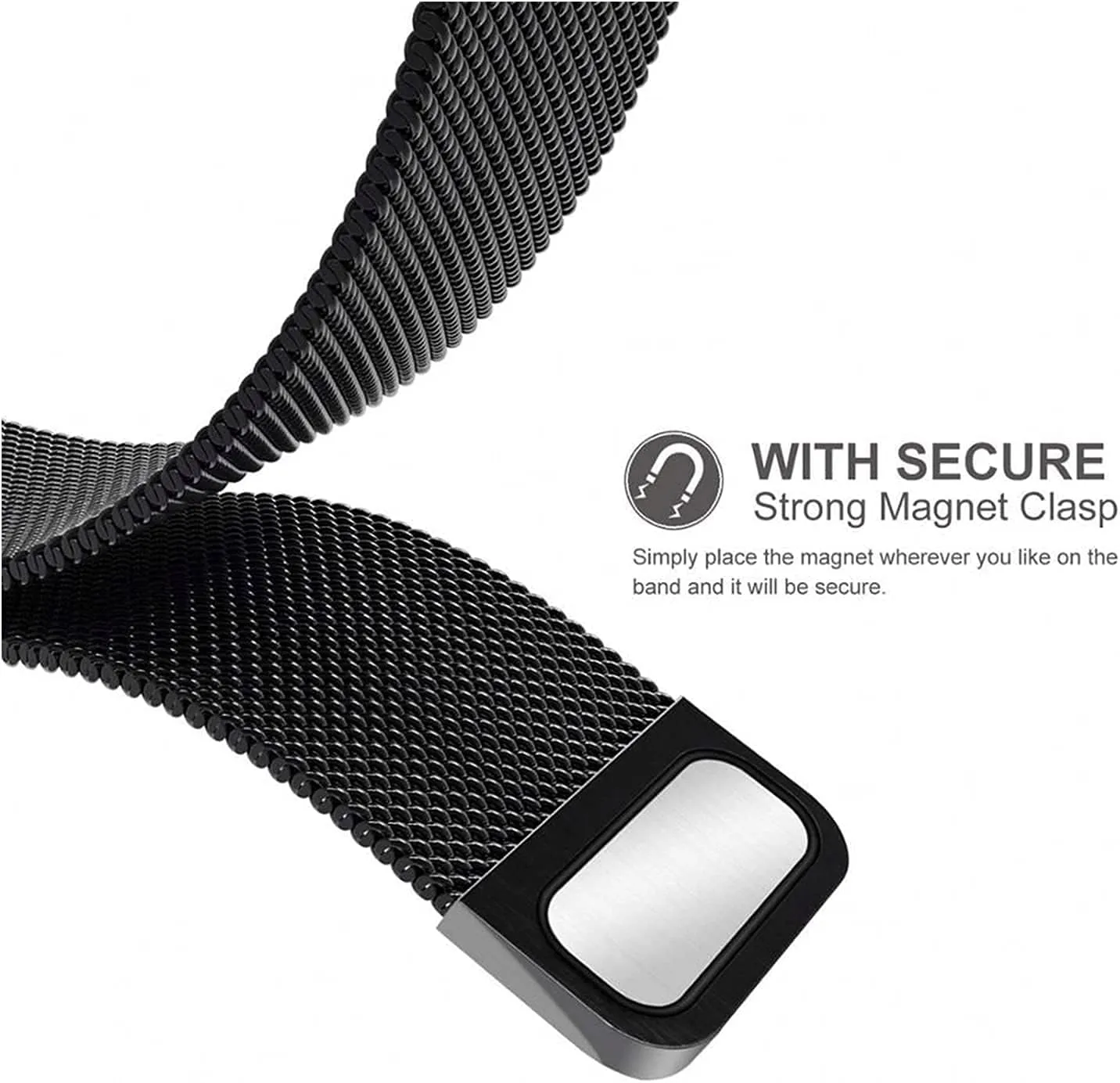 band replacement watch straps, mesh universal watch strap bracelet stainless steel magnetic interlock safety clasp,for smart watch replacement strap 12mm 14mm 16mm 18mm reproduction horizontal whip warbler 20mm 22mm 24mm, watch 