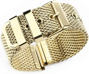 band strap universal men women mesh calibration centennial generalist watchband link bracelet accessories gold 18mm 20mm 24mm stainless steel wrist 