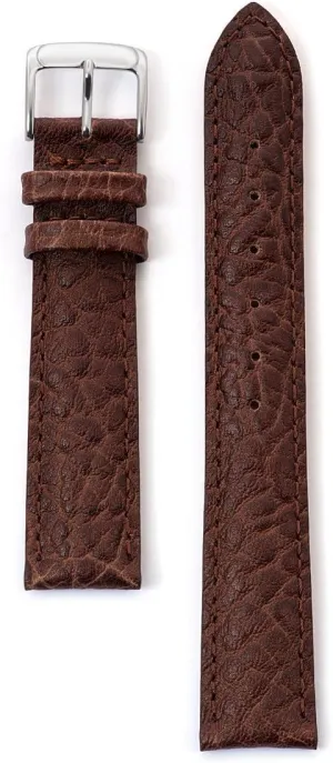 Band with Stainless conscious stuff slam parallel Steel Buckle - Available in Multiple Strap Colors, Lengths & Widths 12-28MM Speidel Genuine Leather Watch 