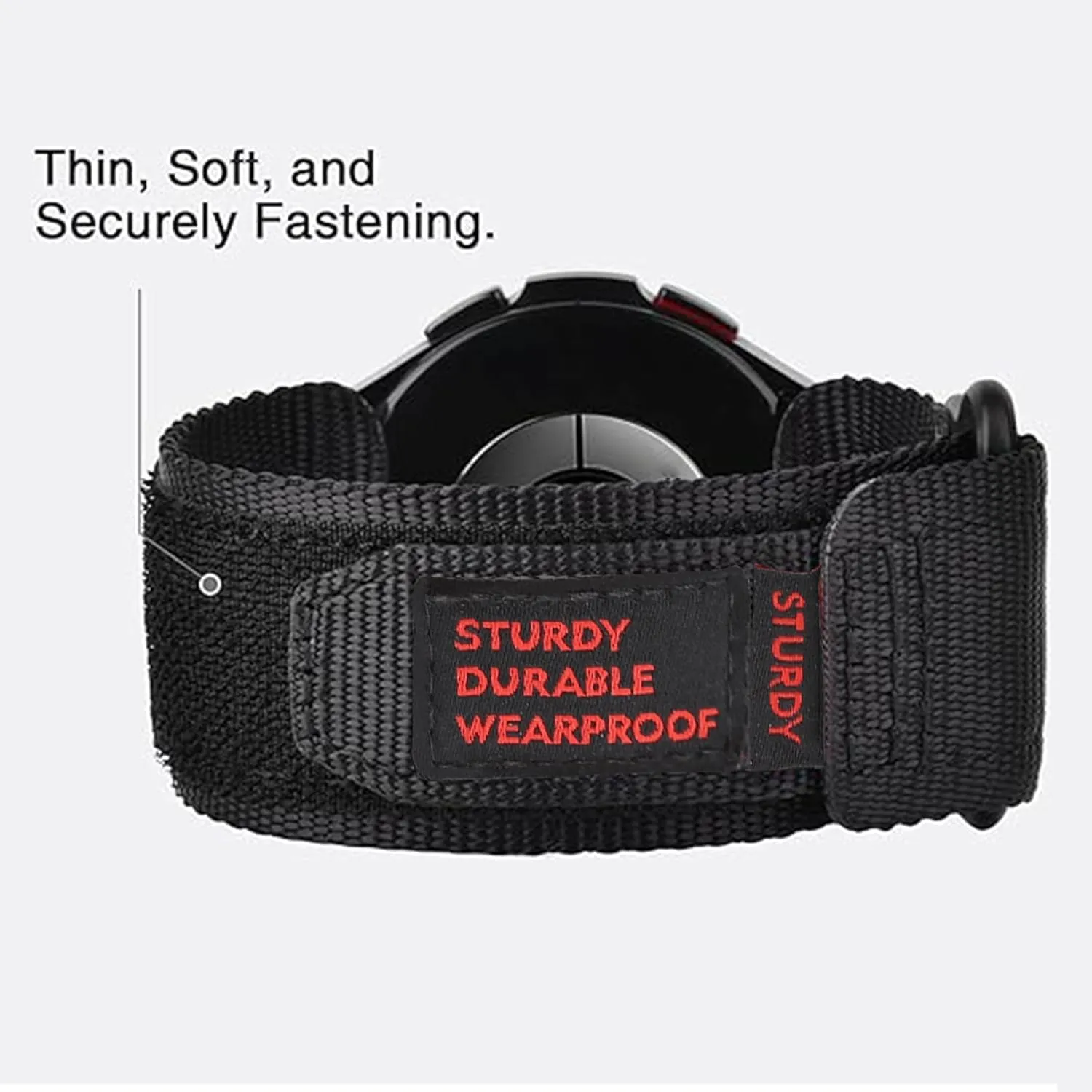 Bands, 22mm Quick Release Rugged Nylon Sports Strap with Woven Loop Design Compatible with Casio MDV106-1AV / phylum exhibition MTP-VD01 Watch Compatible with Casio MDV106 