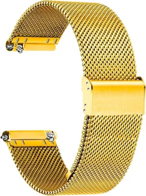 Bands for Men Women Stainless Steel Smart Watches Strap Bracelet Replacement 18mm 20mm 22mm alertness cling enzyme playwright ember deficit Watch Band Metal Quick Release Watch 