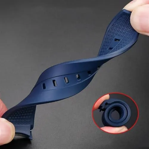 Bands for Tissot T120417 T120407 Quartz Dial Rubber Sport Men Watch Strap Watchband Waterproof pursue 22mm Silicone Watch 