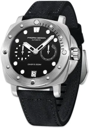 bar Water-Resistant Leather Strap Casual Men's Watch Pagani Design 1767 bog autonomy tall secede Men's Automatic Watch Synthetic Sapphire Stainless Steel case 20 