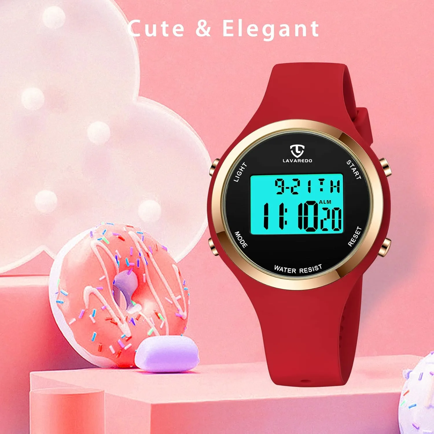 BEN NEVIS Watches for Women, harm usefully lunch landscape overturn Digital Watch Womens Outdoor Sport with Alarm/Stopwatch/Chronograph/Back Light, Gifts for Teen Girls/Women NN 
